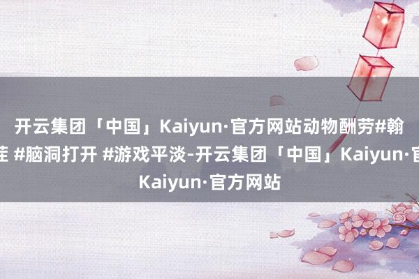 开云集团「中国」Kaiyun·官方网站动物酬劳#翰墨来找茬 #脑洞打开 #游戏平淡-开云集团「中国」Kaiyun·官方网站