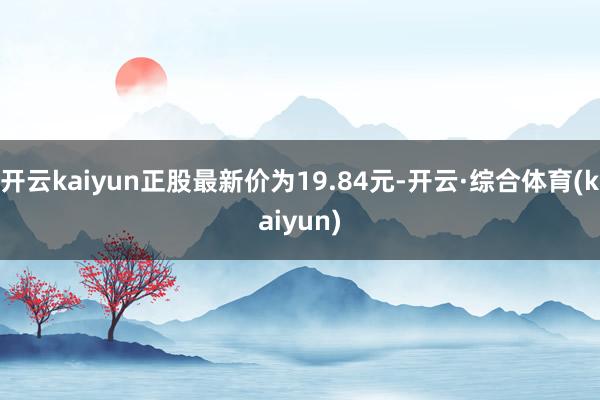 开云kaiyun正股最新价为19.84元-开云·综合体育(kaiyun)